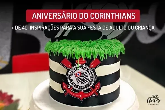 ideias de decoração simples para festa do Corinthians