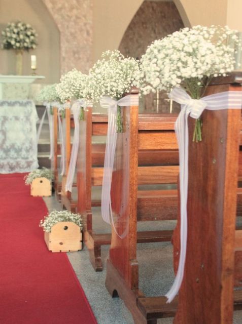 decoração simples igreja culto