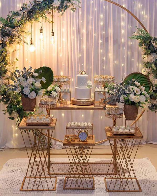 recepção casamento civil em casa