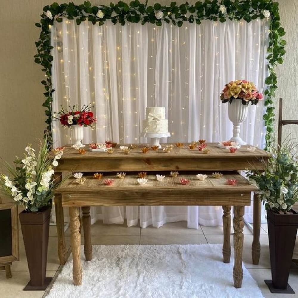 decoração mesa civil