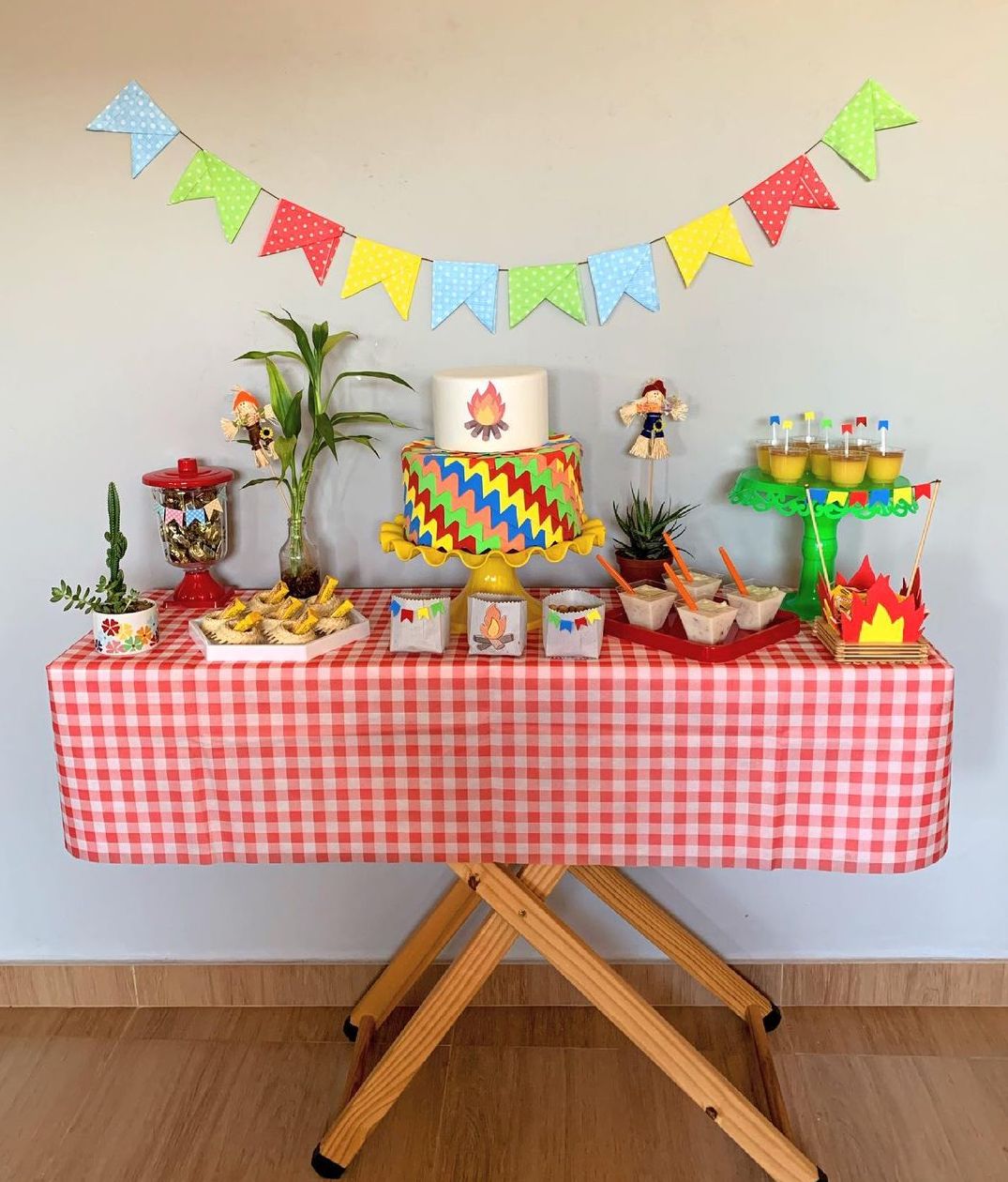 decoração simples festa junina em casa