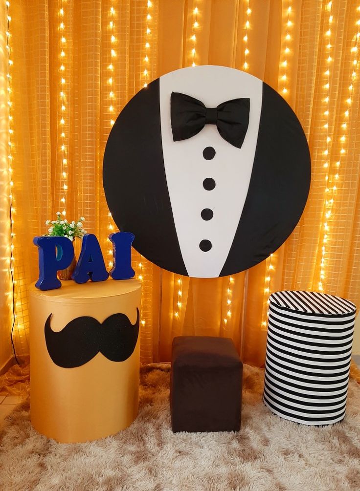 ideias de decoração simples para o dia dos pais com fotos