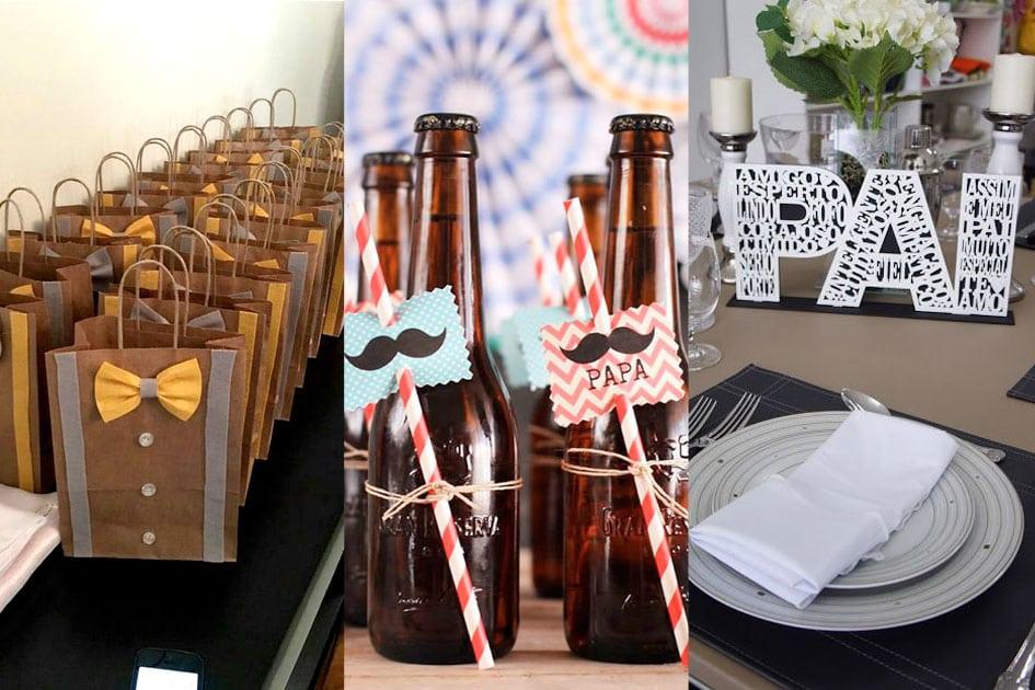 como fazer painel de fotos simples dia dos pais