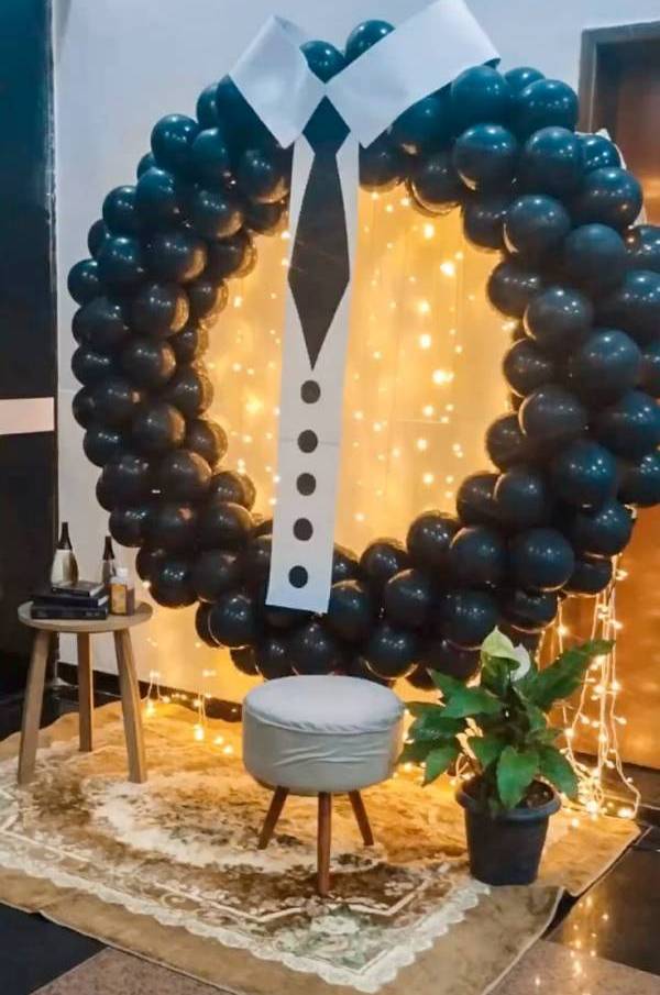 quanto custa decoração simples dia dos pais