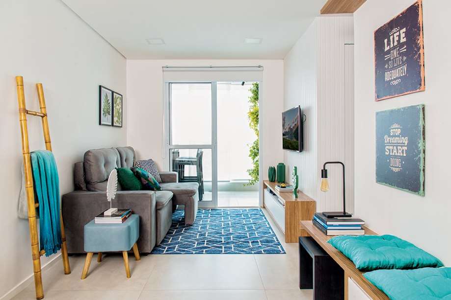 decoracao sala pequena barata e bonita