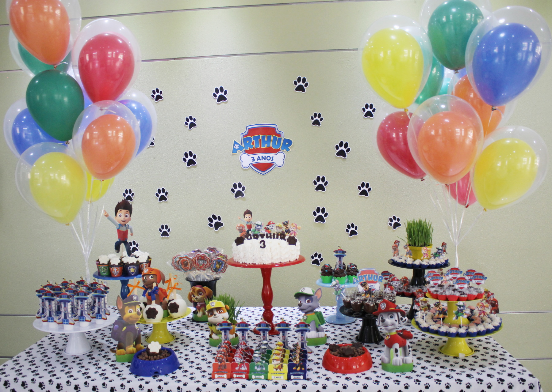 ideias decoração patrulha canina barata