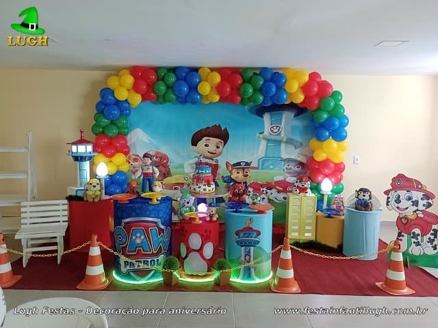 balões patrulha canina DIY