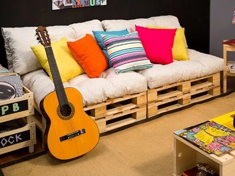 ideias de decoração com paletes