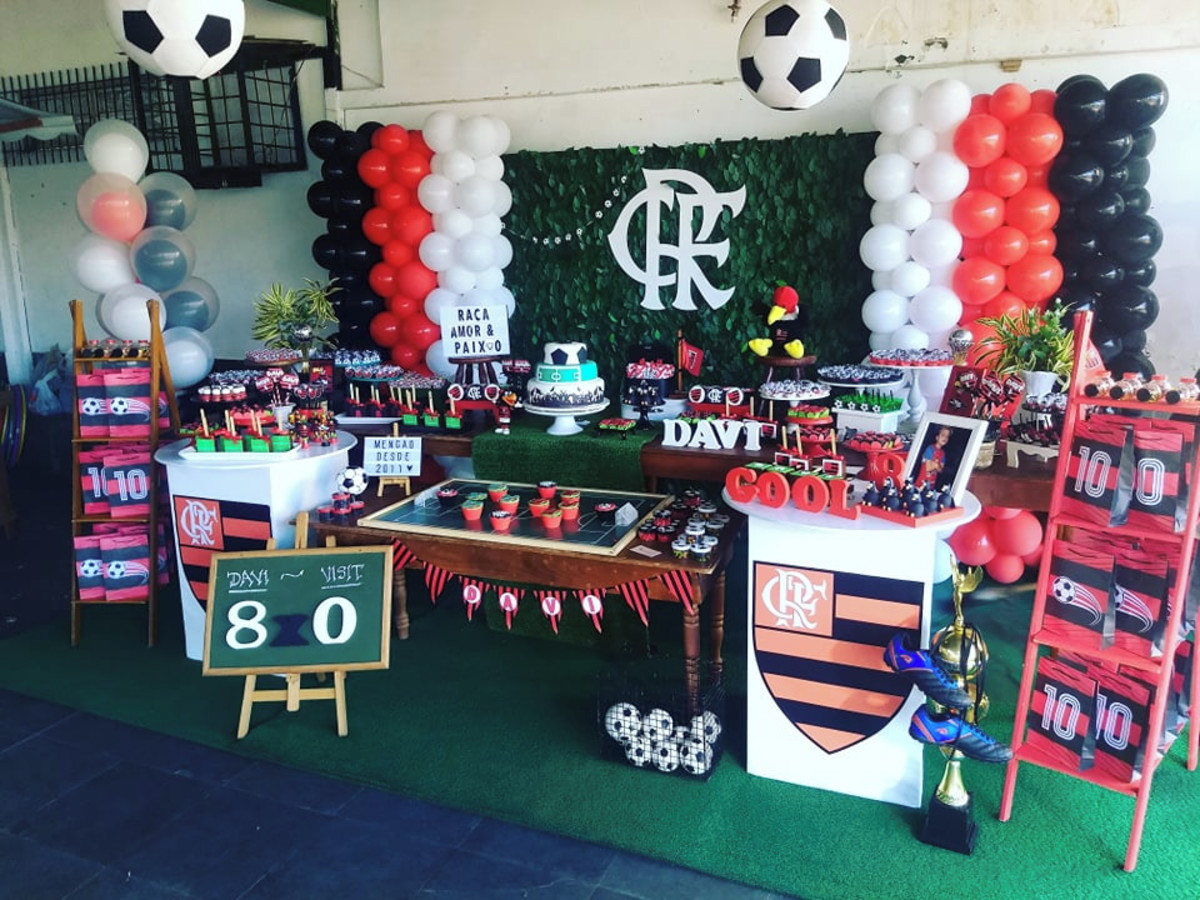 Decoração Mini Table Flamengo