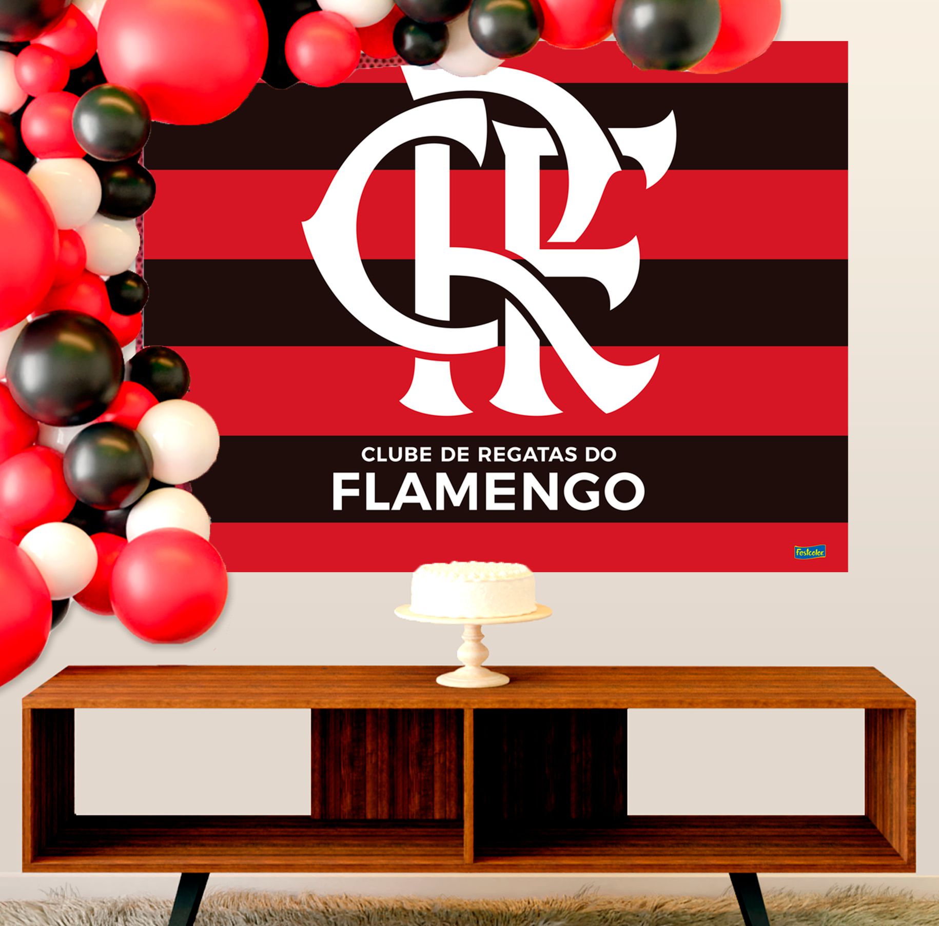 Decoração Mini Table Flamengo