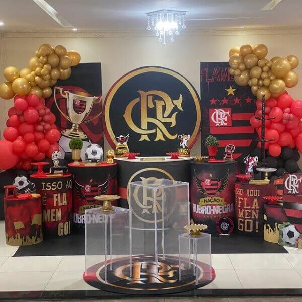Decoração Flamengo Minimalista