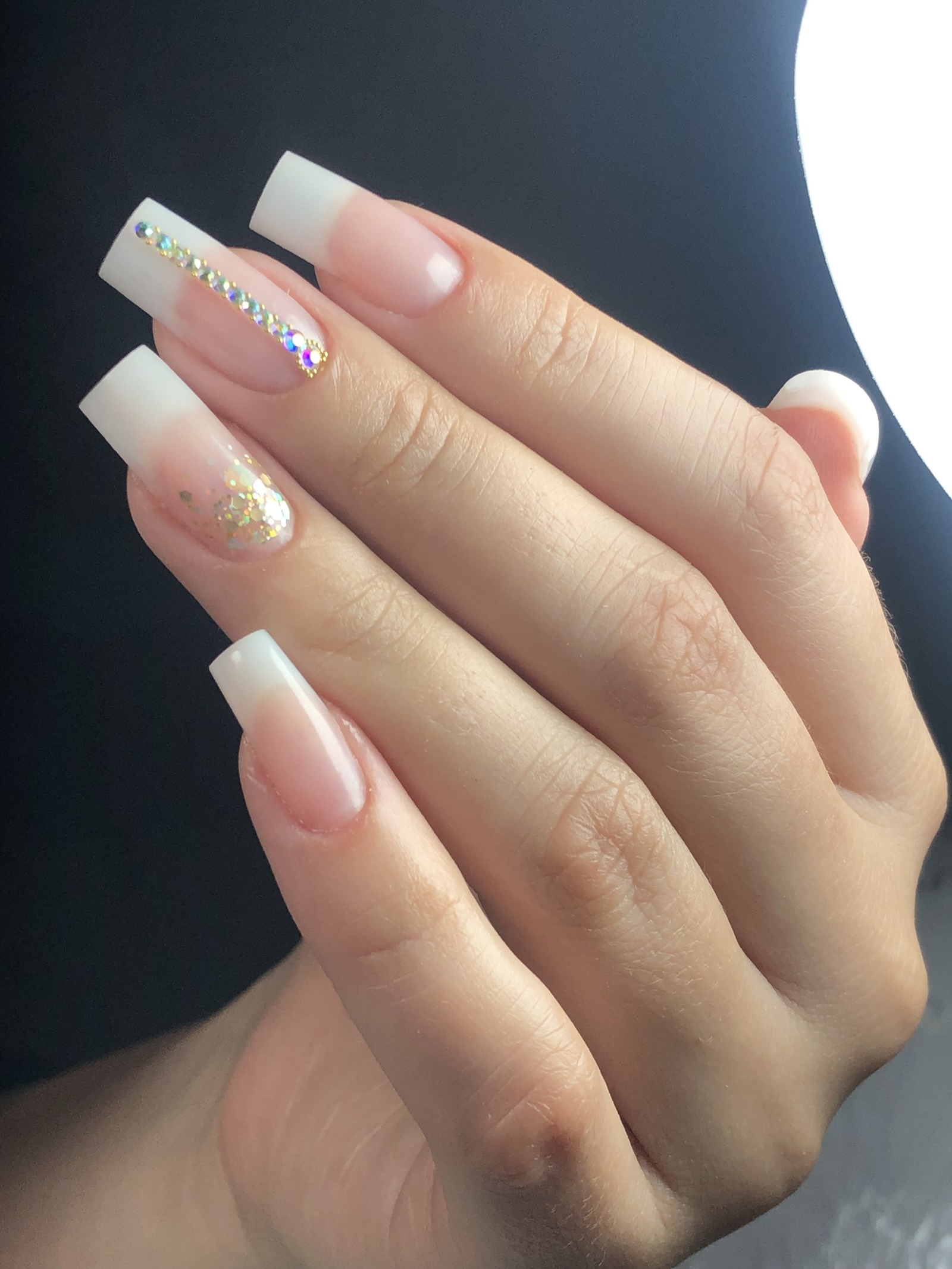 ideias de unhas decoradas em fibra de vidro para festas