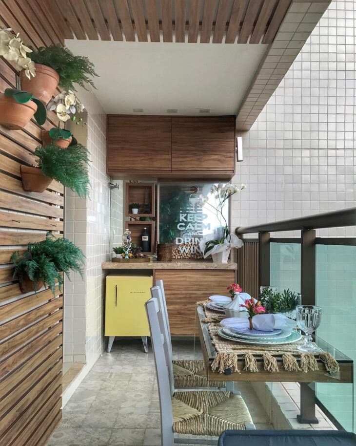 horta na varanda de apartamento