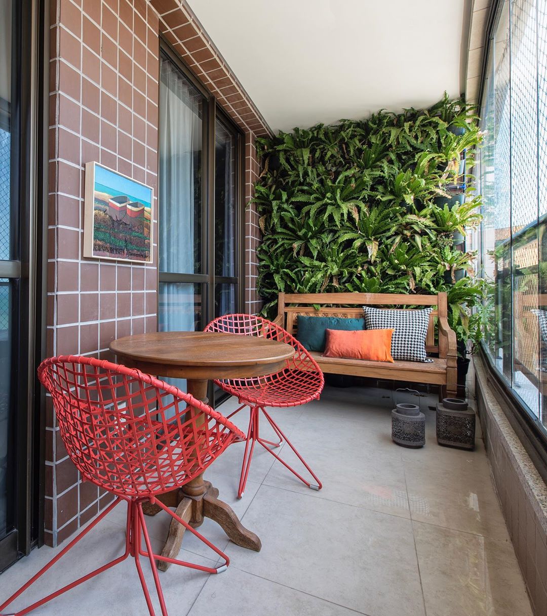 ideias varanda apartamento pequena