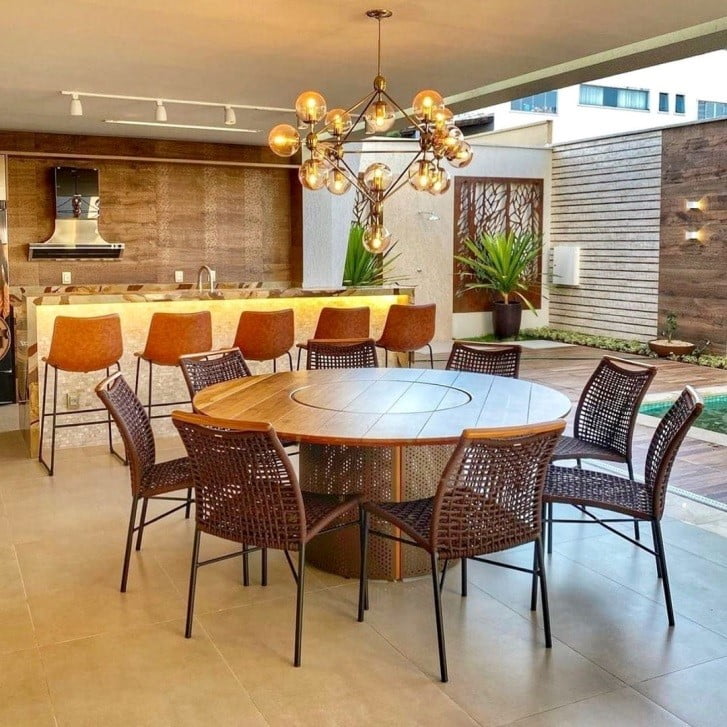 decoração varanda boho