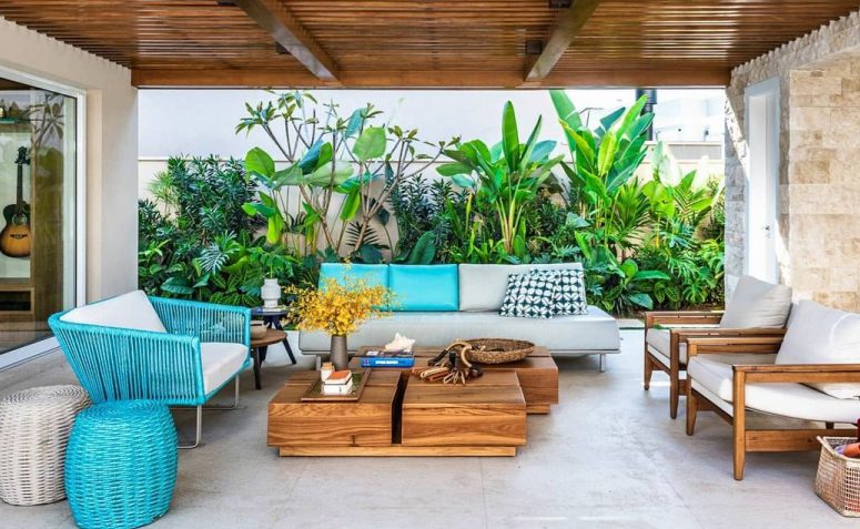 como decorar varanda externa