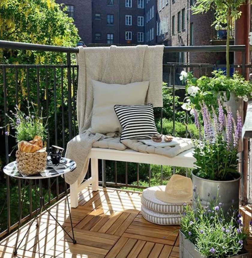 decoração varanda pequena apartamento