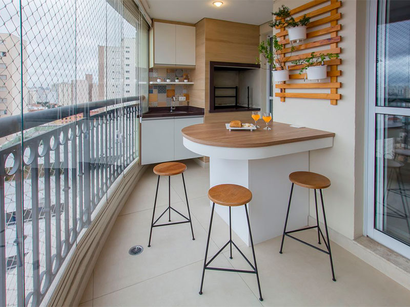 decoração varanda pequena apartamento