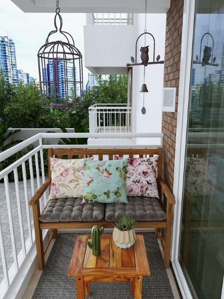 varanda pequena vs varanda média qual a melhor