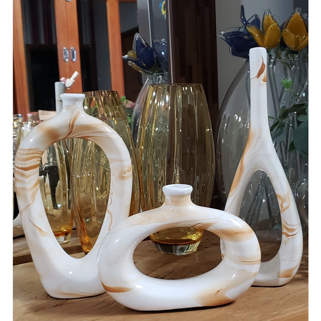Vaso de cristal italiano