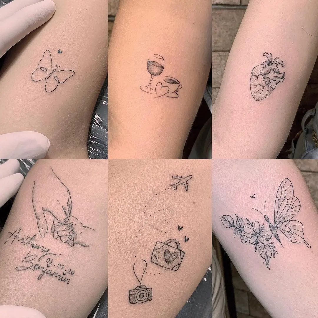 tatuagem delicada pulso