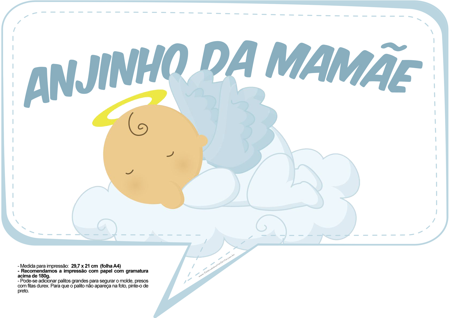 desenho de anjinho bebe