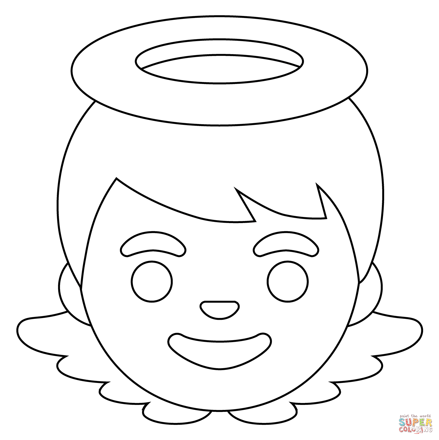 desenho de anjinho bebe