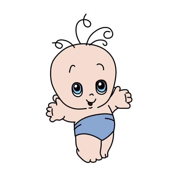 desenhos de bebe