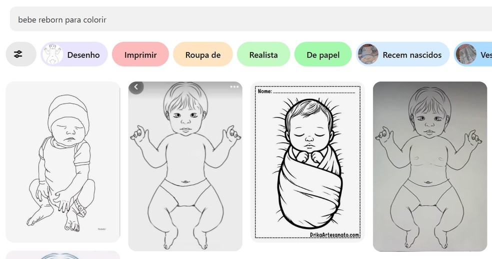 Como Usar Vetores de Bebês para Projetos de Colorir e Artesanato