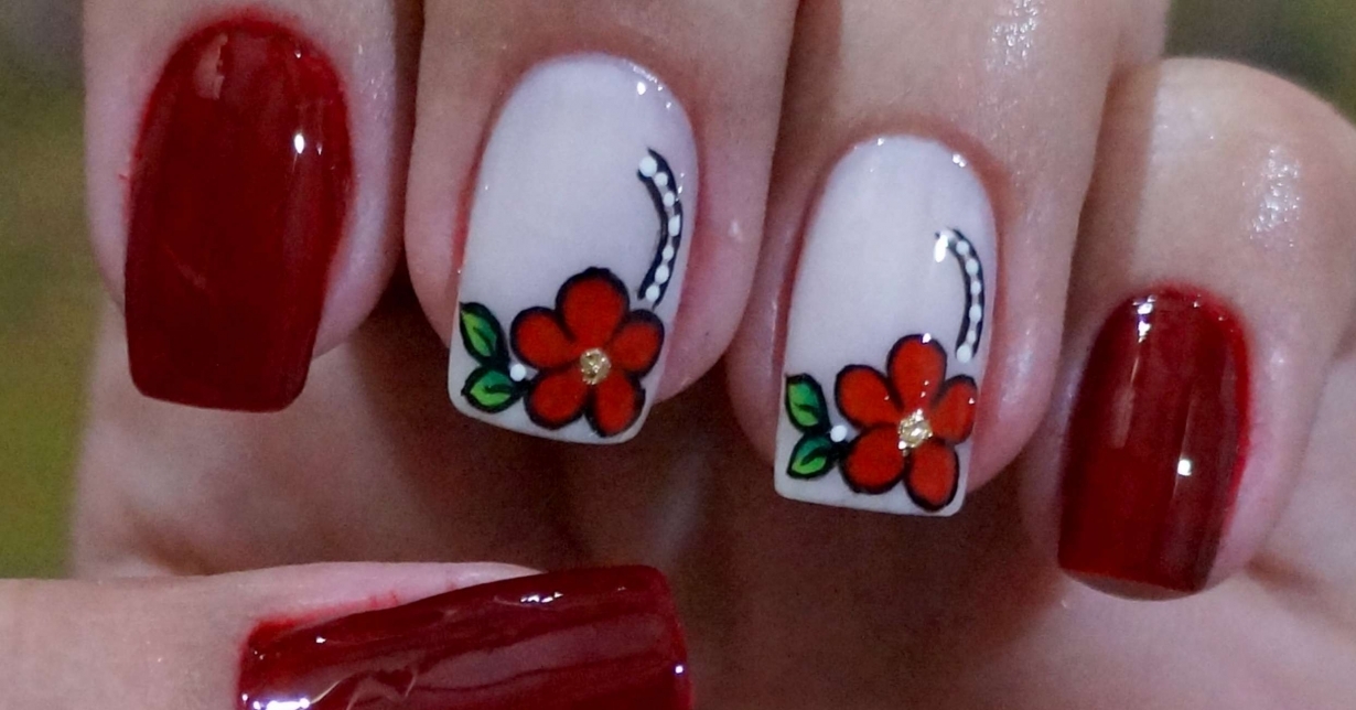 unhas do pé decoradas