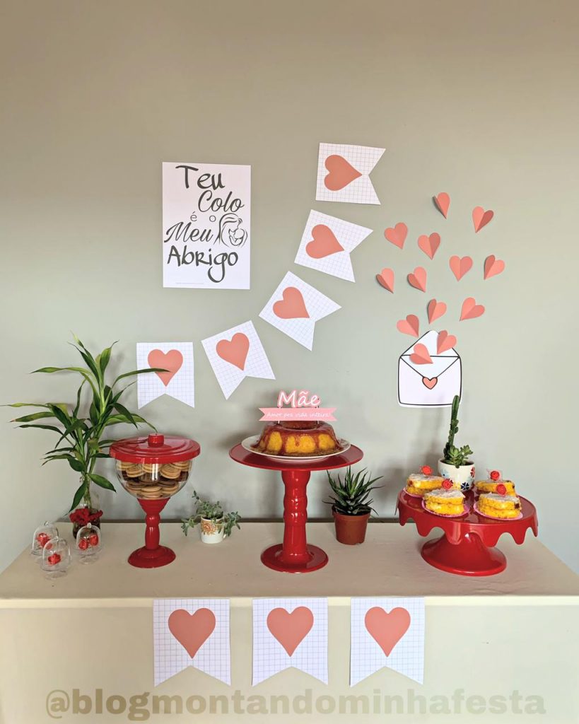 decoração dia das mães com flores