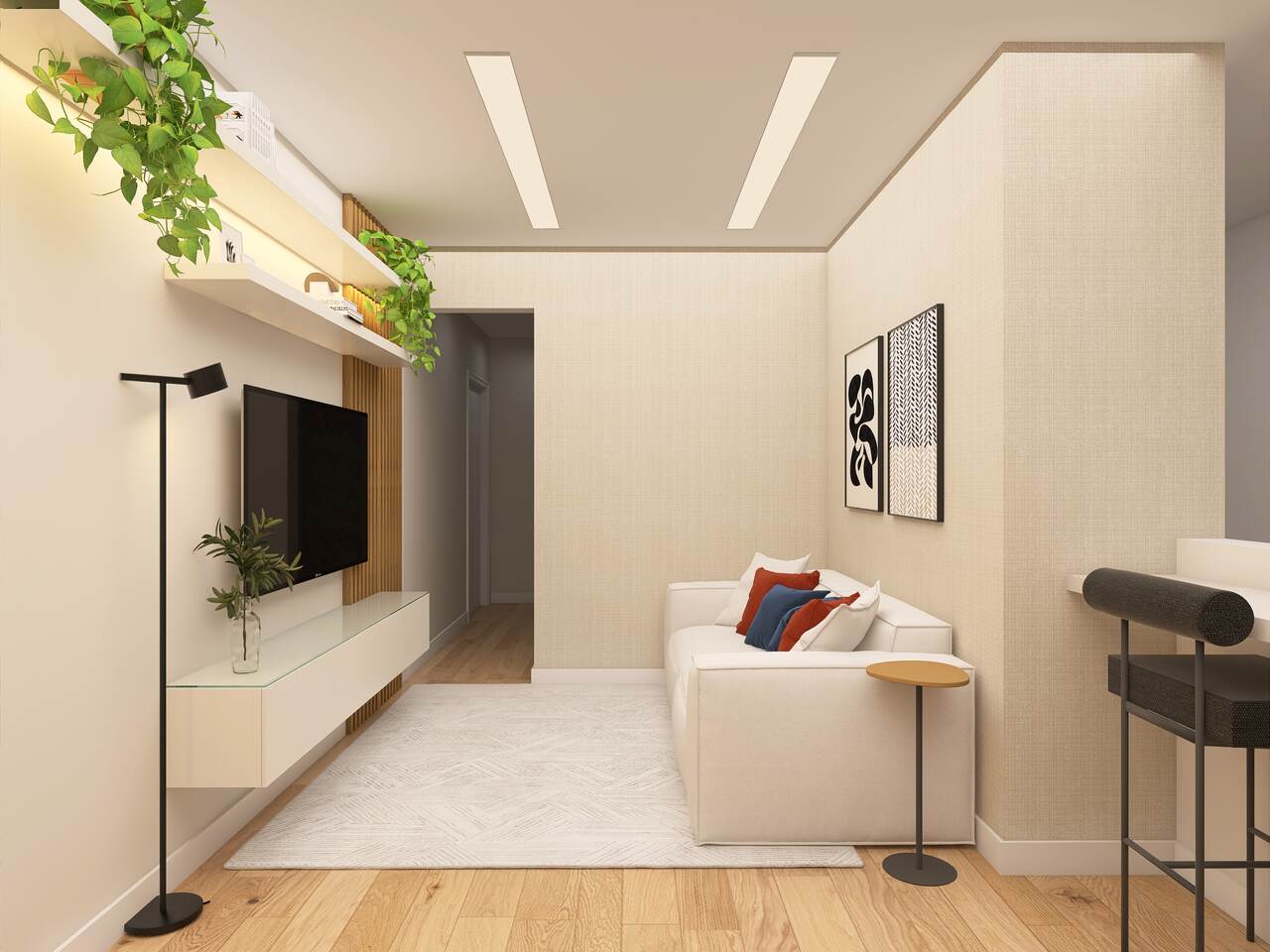 como decorar apartamento alugado pequeno