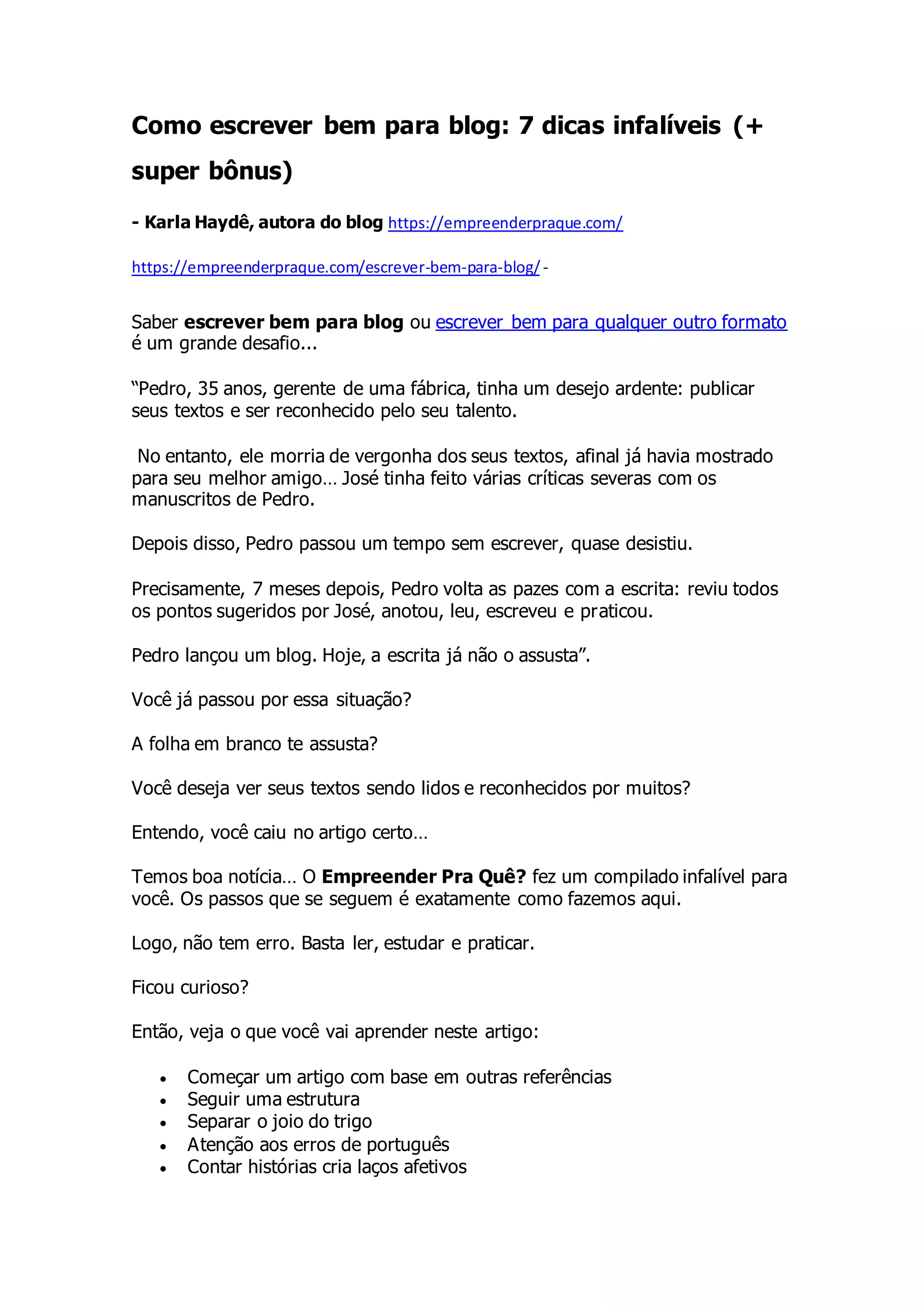 dicas para blog pessoal para se destacar em 2026