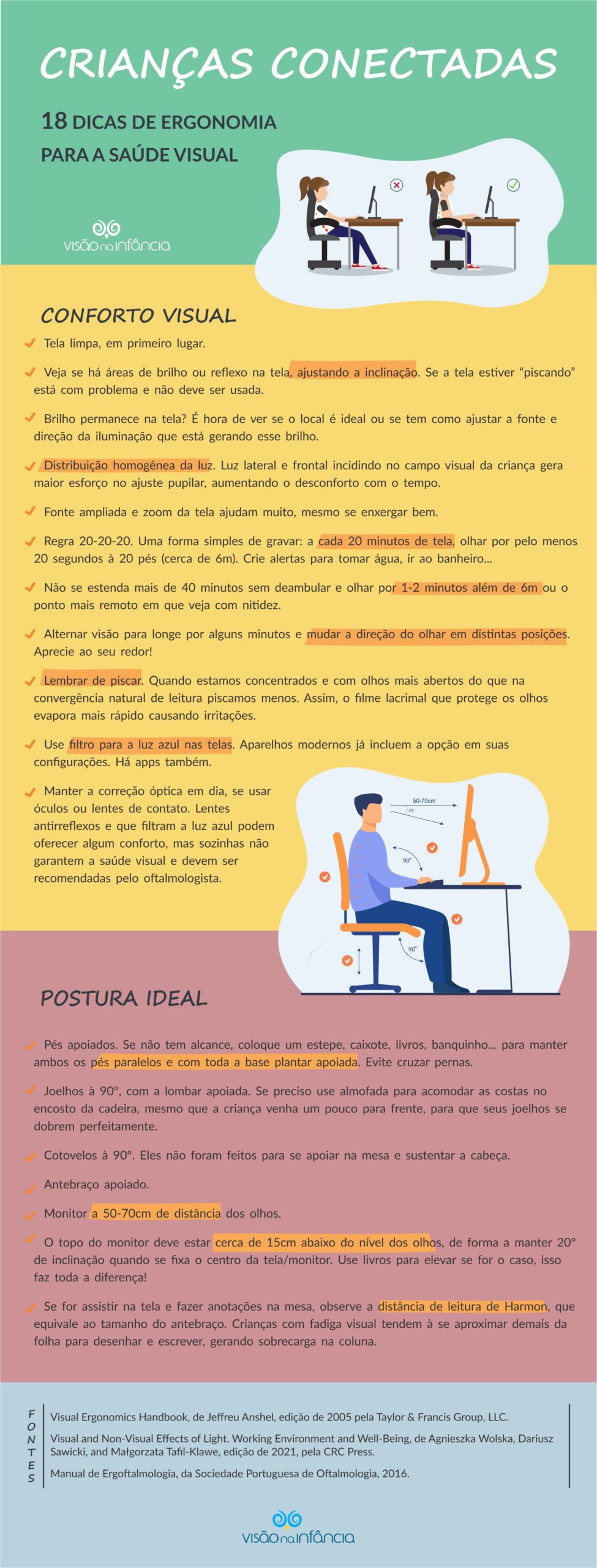 Dicas para evitar o cansaço visual no computador