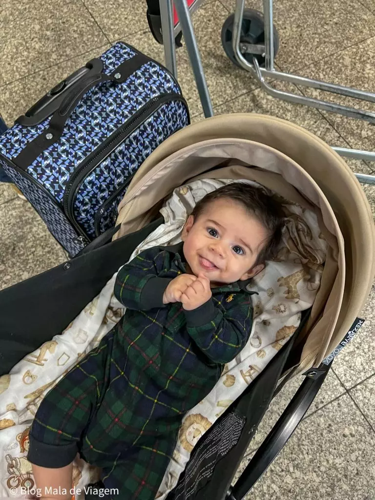 viagem internacional com bebê fuso horário