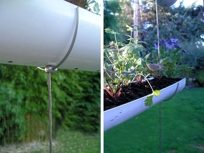 horta vertical em cano de PVC para apartamento