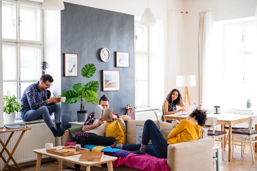 coliving feminino no exterior para nômades digitais