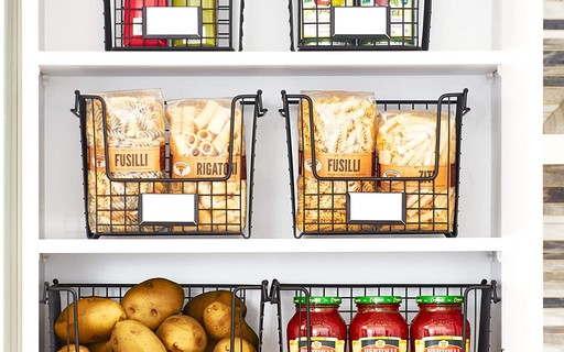 Ideias Criativas para Cestos Organizadores na Despensa