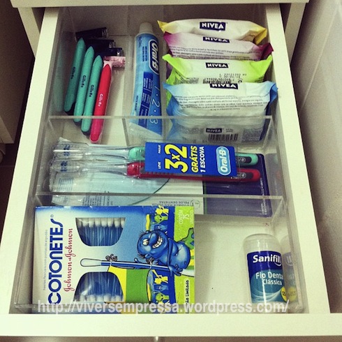 dicas para arrumar produtos de beleza no banheiro