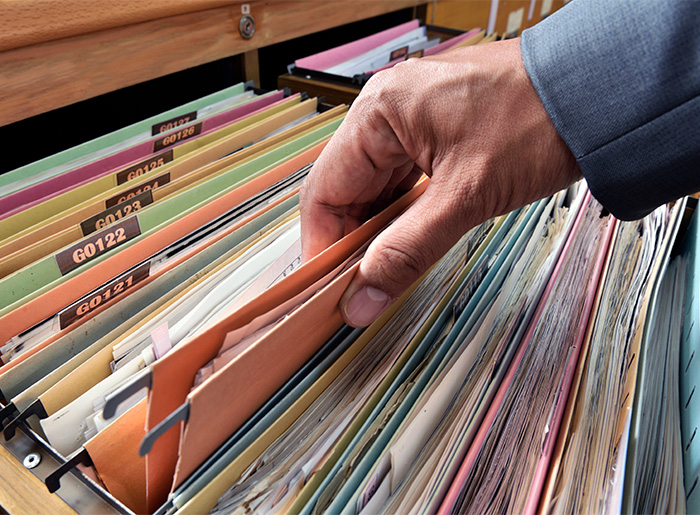 melhor forma de organizar arquivos digitais