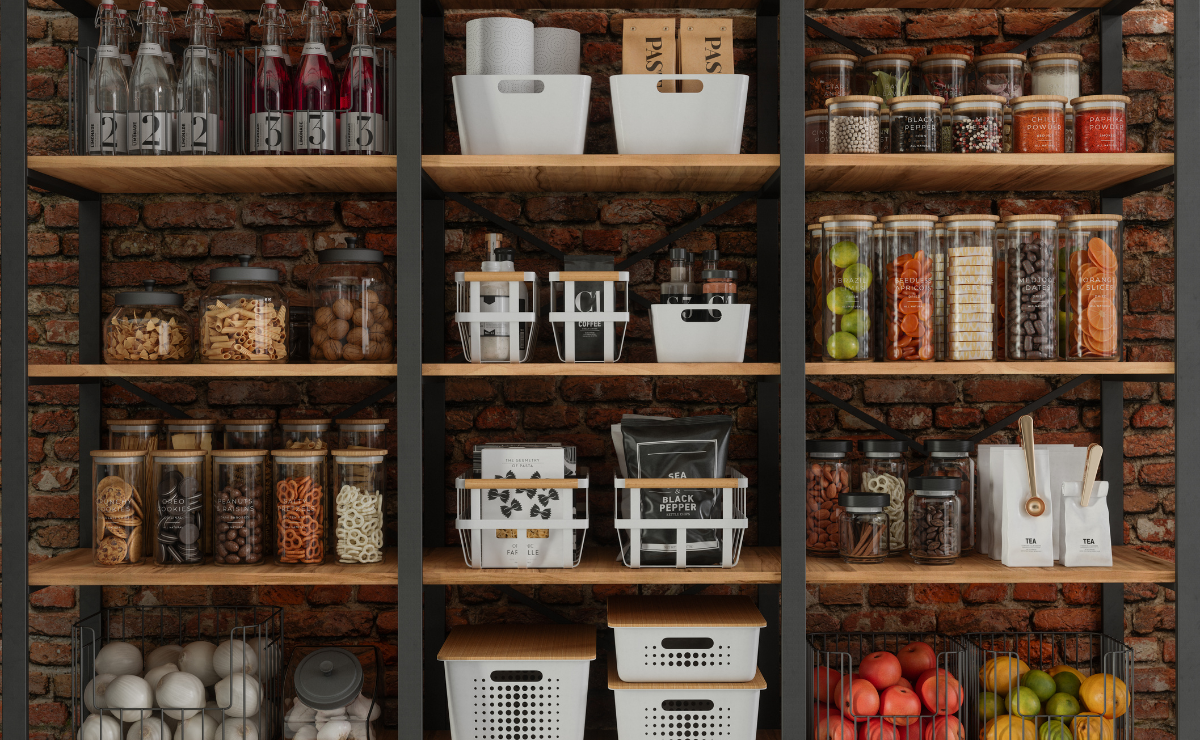 dicas de organização de armário de cozinha