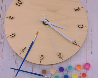 diy relógio de parede madeira