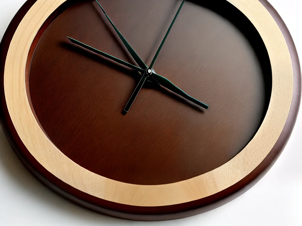 diy relógio de parede madeira