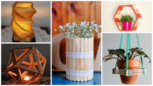 Decoração Rústica: Como Criar Peças com Palitos de Picolé