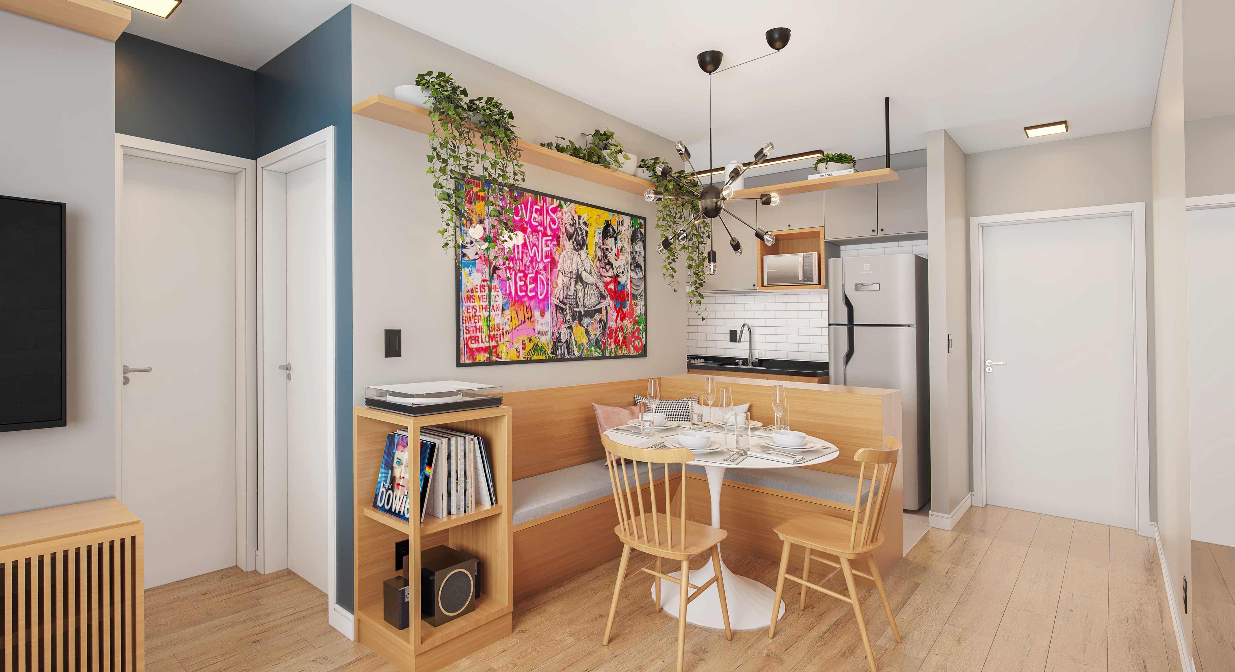 Transforme suas Paredes: 7 Ideias Criativas de Pintura e Adesivos DIY