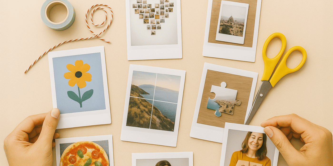 como fazer moldura polaroid no canva passo a passo