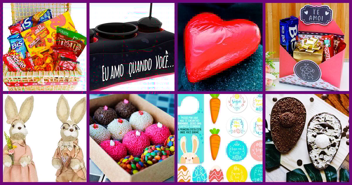 Ideias Criativas de Cartas e Mensagens com Chocolates para a Páscoa