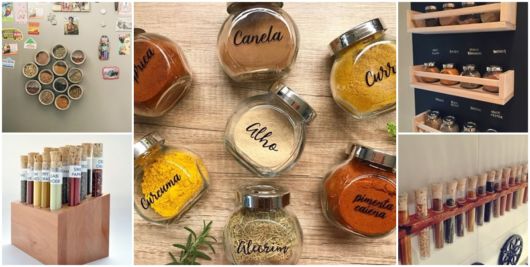 ideias criativas porta temperos faça você mesmo