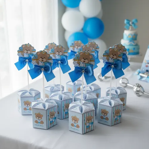 enfeite de mesa cha de bebe