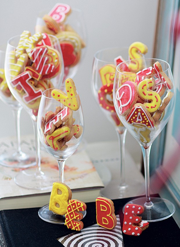 enfeite de mesa cha de bebe